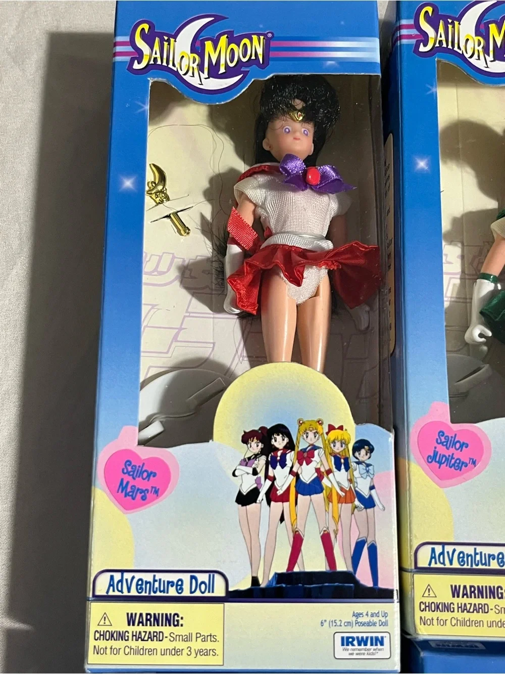 Vintage Sailor Moon Adventure Dolls Complete Set New in Box